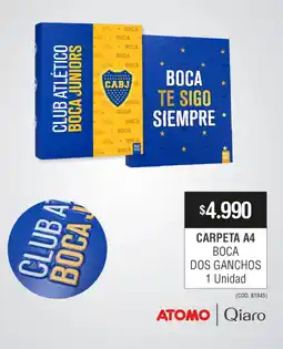 Atomo Conviene Boca carpeta a4 oferta