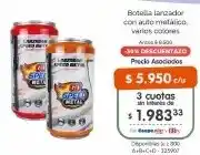 Cooperativa Obrera Pit open metal botella lanzador con auto metálico varios colores oferta