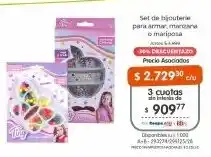 Cooperativa Obrera Set de bijouterie para armar, manzana o mariposa oferta