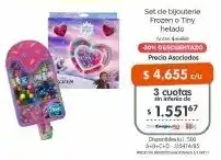 Cooperativa Obrera Frozen set de bijouterie oferta