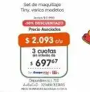 Cooperativa Obrera Tiny set de maquillaje oferta