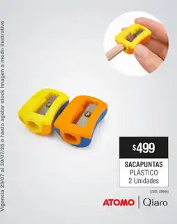 Atomo Conviene Atomo sacapuntas plastico oferta