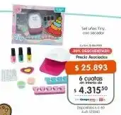 Cooperativa Obrera Tiny set útiles con secador oferta