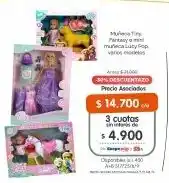 Cooperativa Obrera Tiny muñeca fantasma y mini muñeca lucy pop, varios modelos oferta