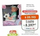 Cooperativa Obrera Tiny bebéte con unicornio oferta