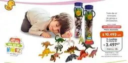 Cooperativa Obrera Tubo de 12 animales de granja o dinosaurio oferta