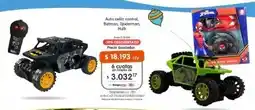 Cooperativa Obrera Batman, spiderman, hulk auto radio control oferta