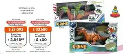 Cooperativa Obrera X-dino dinosaurio a pila oferta