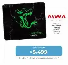 Cooperativa Obrera Awa mousepad gamer oferta
