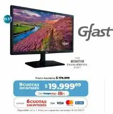 Cooperativa Obrera Gfast monitor oferta