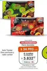 Cooperativa Obrera Auto twister dino con luces y radio control oferta