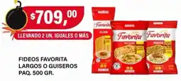 Supermercados Damesco Favorita fideos largos o guiseros oferta