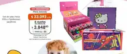 Cooperativa Obrera Hello kitty o spiderman, set de arte oferta