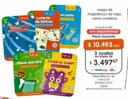 Cooperativa Obrera Juego de magnéticos de viaje oferta