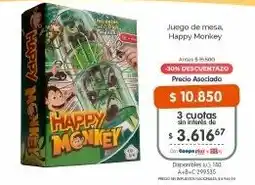 Cooperativa Obrera Happy monkey oferta