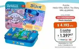 Cooperativa Obrera Hello kitty stitch toy story puzzle oferta