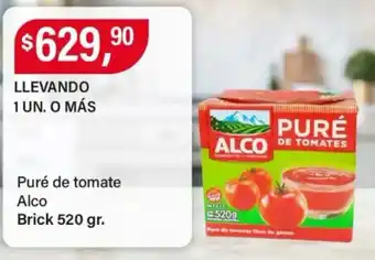 Supermercados Damesco Alco puré de tomates oferta