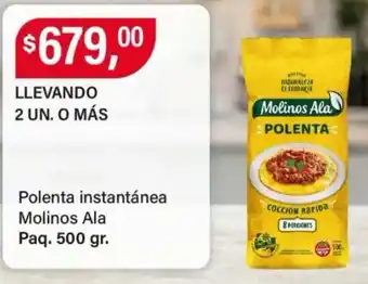 Supermercados Damesco Molinos Ala polenta instantánea oferta
