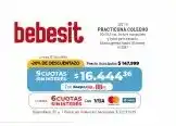 Cooperativa Obrera Bebesit fraccionada coloreado oferta