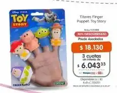Cooperativa Obrera Disney Toy Story Titeres Finger Puppet oferta