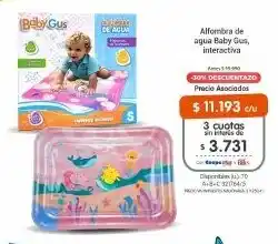 Cooperativa Obrera Baby Gus alfombra de agua interactiva oferta