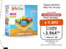 Cooperativa Obrera Baby Gus figuras apilables oferta
