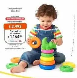 Cooperativa Obrera Juegos de aros cocodrilo oferta