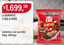 Supermercados Damesco Lia galletas surtido oferta