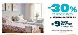 Cooperativa Obrera Sabanas infantiles oferta