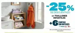 Cooperativa Obrera Toallones infantiles oferta