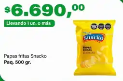 Supermercados Damesco Snacko papas fritas clasicas oferta
