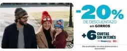 Cooperativa Obrera Gorros oferta
