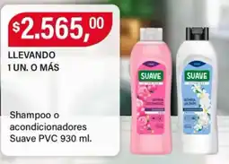 Supermercados Damesco Suave shampoo o acondicionadores oferta