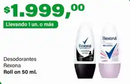 Supermercados Damesco Rexona desodorantes roll on oferta