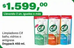 Supermercados Damesco Cif limpiadores baño, vidrios o antigrasa oferta