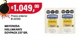 Supermercados Damesco Hellmann's mayonesa clásica oferta