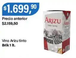 Supermercados Damesco Arizu vino tinto oferta