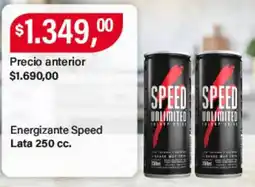 Supermercados Damesco Speed energizante oferta