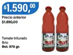 Supermercados Damesco Brio tomate triturado oferta