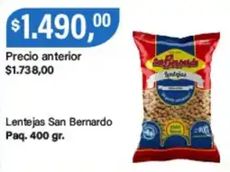 Supermercados Damesco San bernardo lentejas oferta