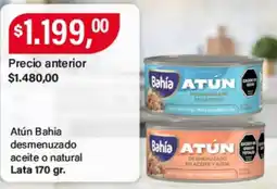 Supermercados Damesco Bahía atún desmenuzado aceite o natural oferta