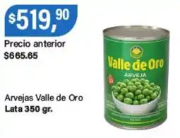Supermercados Damesco Valle de Oro arvejas oferta