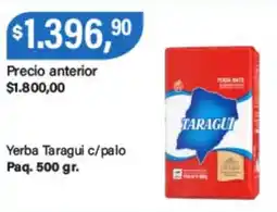 Supermercados Damesco Taragui yerba c/palo oferta