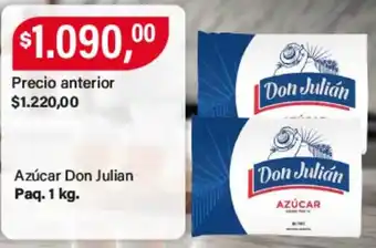 Supermercados Damesco Don Julian azucar oferta