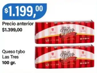 Supermercados Damesco Tybo queso oferta