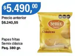 Supermercados Damesco Semix papas clásicas oferta