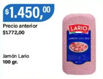 Supermercados Damesco Lario jamón cocido oferta
