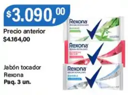 Supermercados Damesco Rexona jabón tocdor oferta
