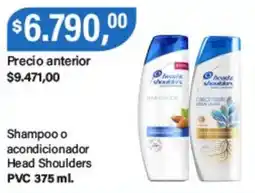 Supermercados Damesco Head shoulders shampoo o acondicionador oferta