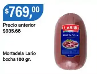 Supermercados Damesco Lario mortadela oferta